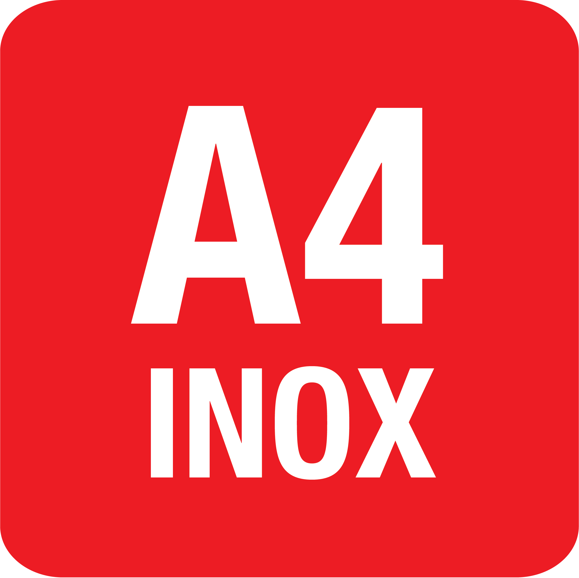 Acier inoxydable A4