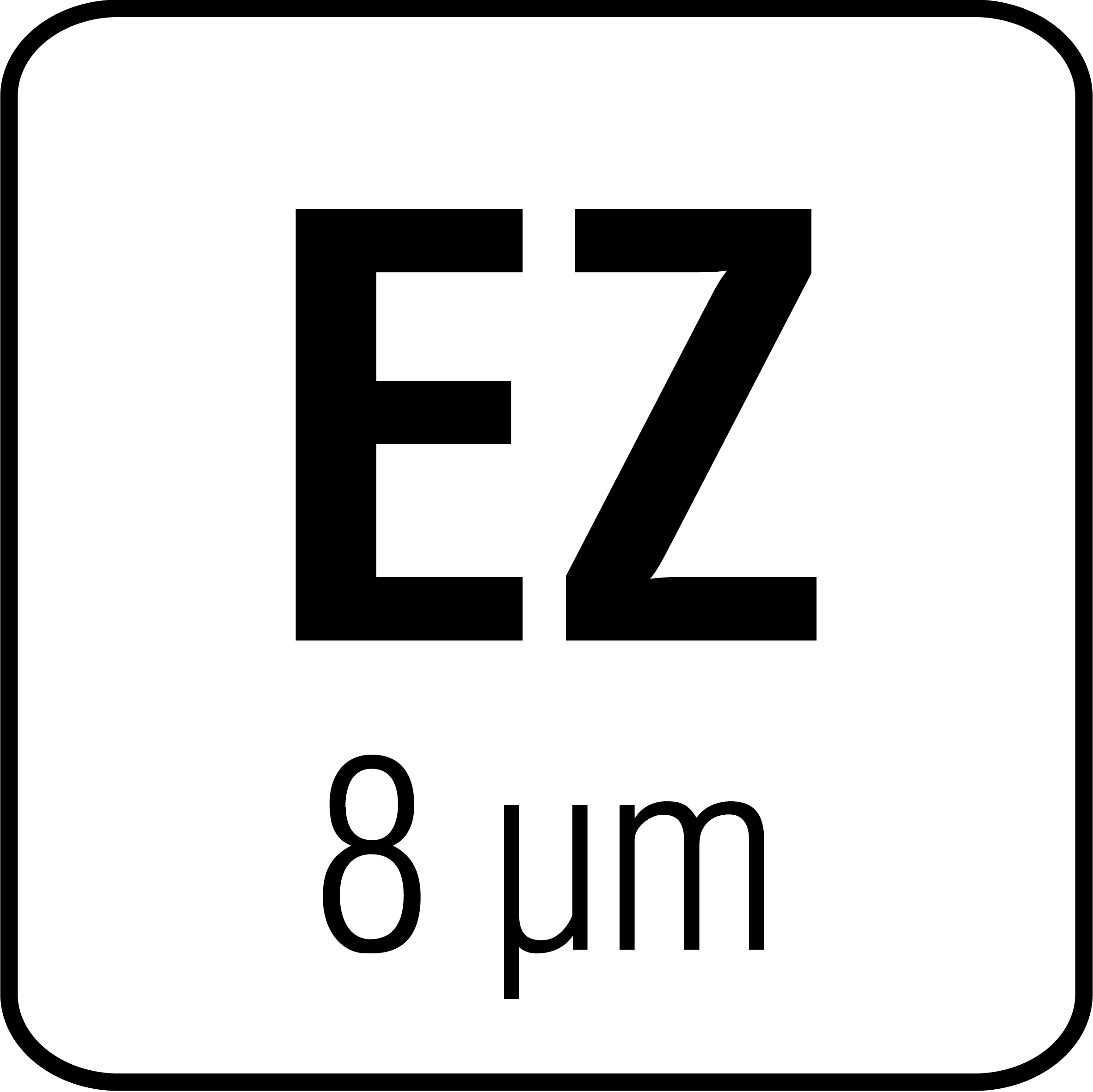 Acier électrozingué 8µm