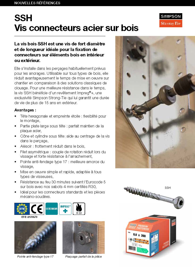 SSH Vis Connecteurs 