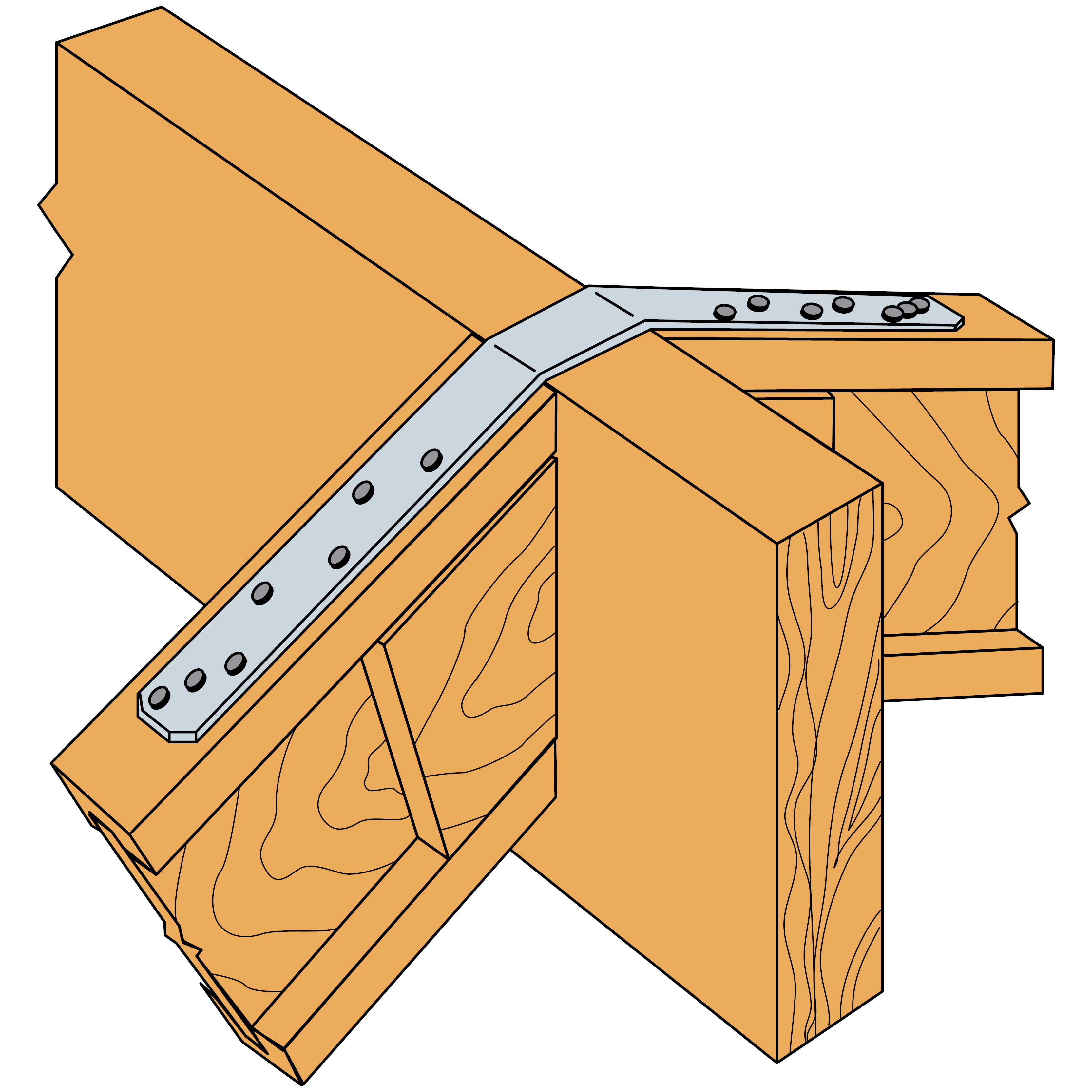 Feuillard prédécoupé LSTA Simpson StrongTie