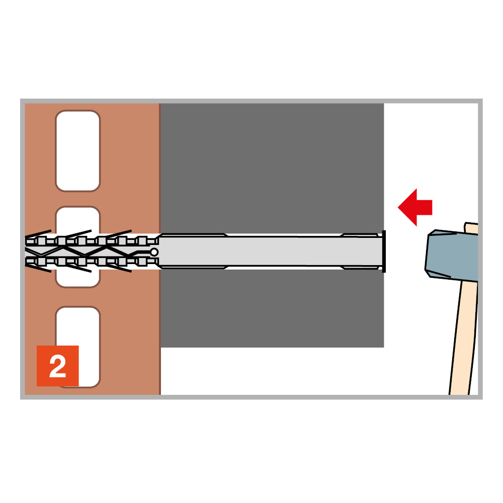 Cheville nylon longue à forte expansion TUPP Simpson StrongTie
