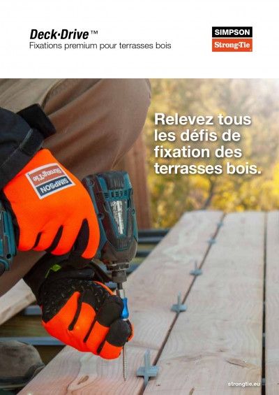 Deck-Drive ™ -  Fixations et connecteurs premium pour terrasses bois