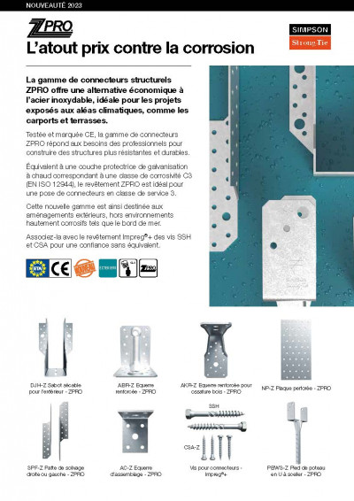 ZPRO L’atout prix contre la corrosion