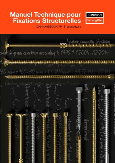 Manuel Technique pour Fixations Structurelles Couverture Manuel Technique pour Fixations Structurelles