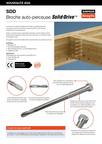 SDD Broche auto-perceuse Solid-Drive™