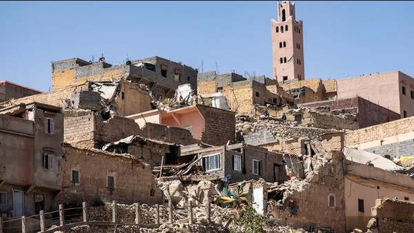  Moulay Brahim, province D'Al-Haouz, le 9 septembre - Photo AFP / Fadel Senna.