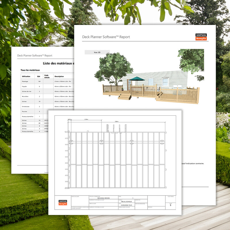 Deck Planner Reports