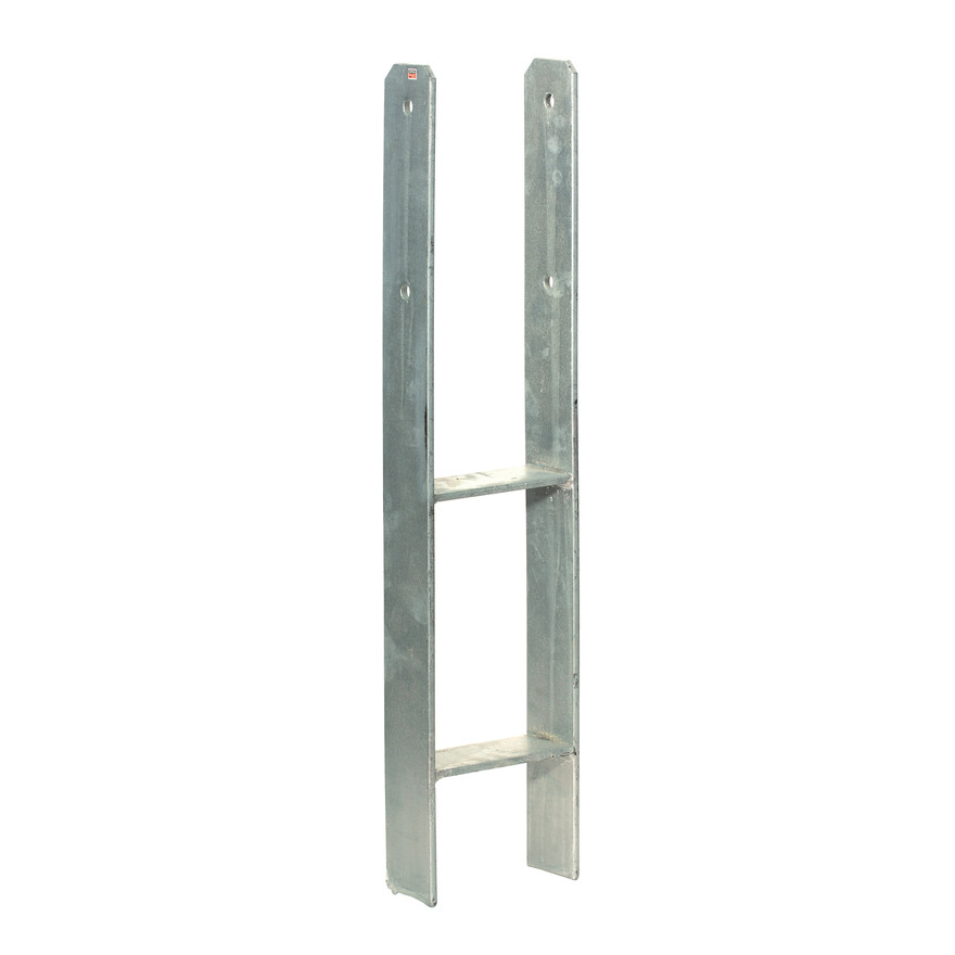 pied de poteau de jardin en h pp490 simpson strong tie