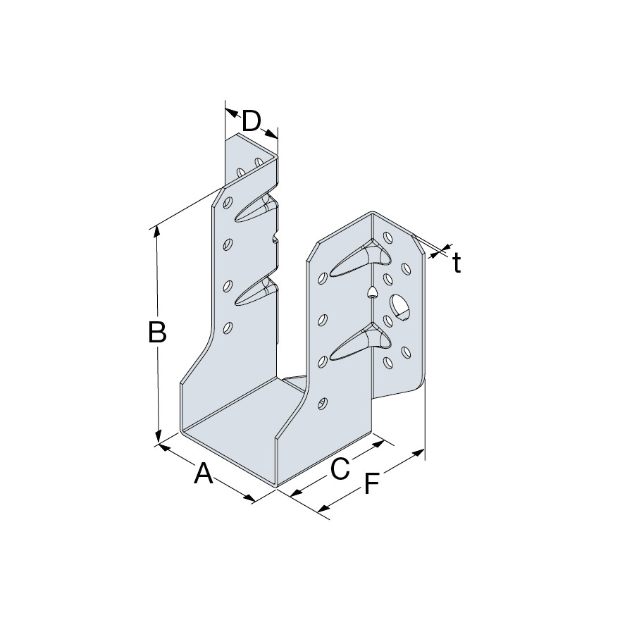 Sabot à ailes extérieures - SBE | Simpson Strong-Tie