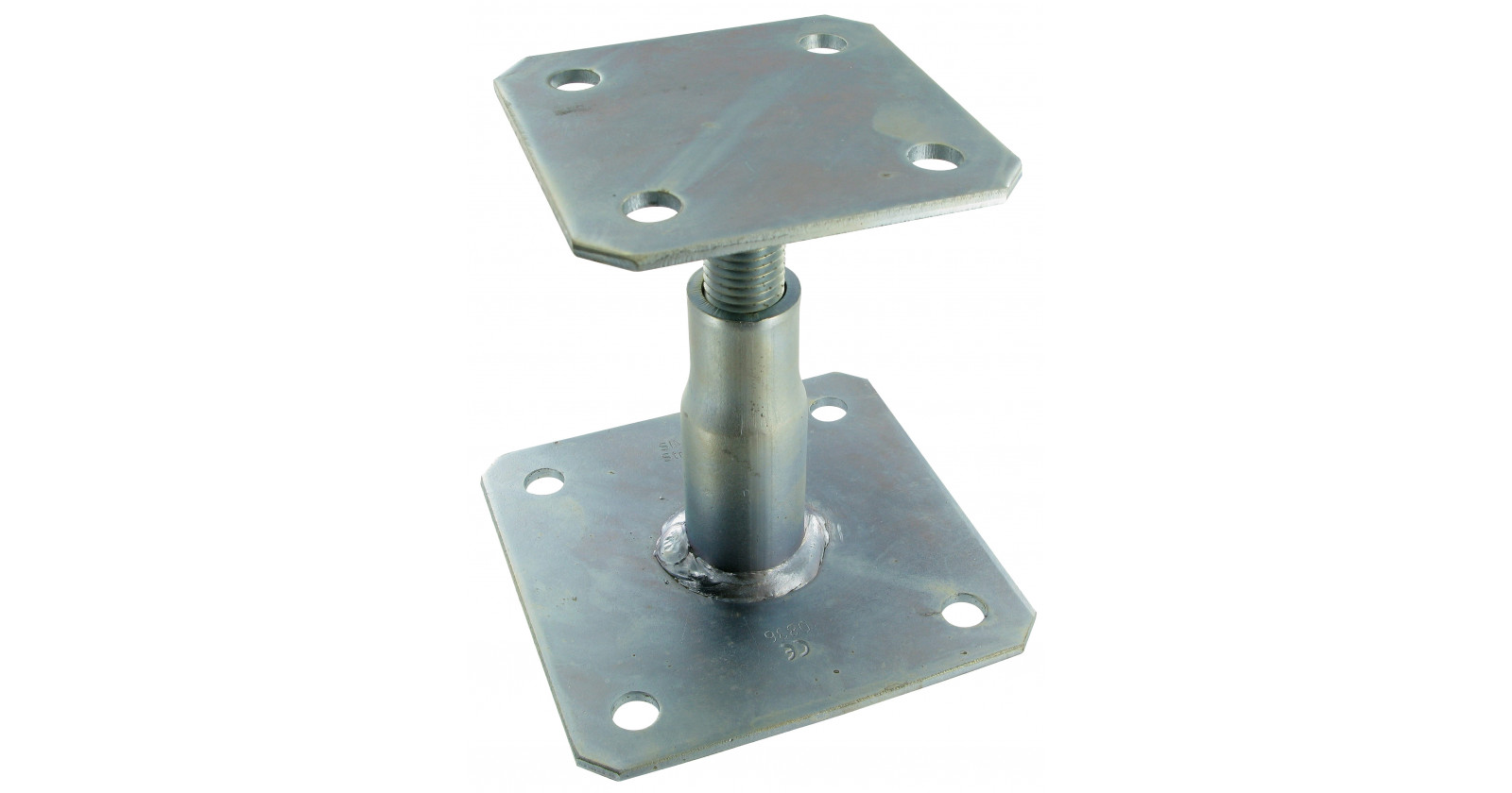 Platine réglable pour poteau bois hotsell